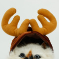 Sombrero de gorra de venado de Navidad Halloween para gato de sombrero pequeño gato